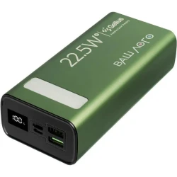 Повербанк с логотипом Gelius Lightstone Green